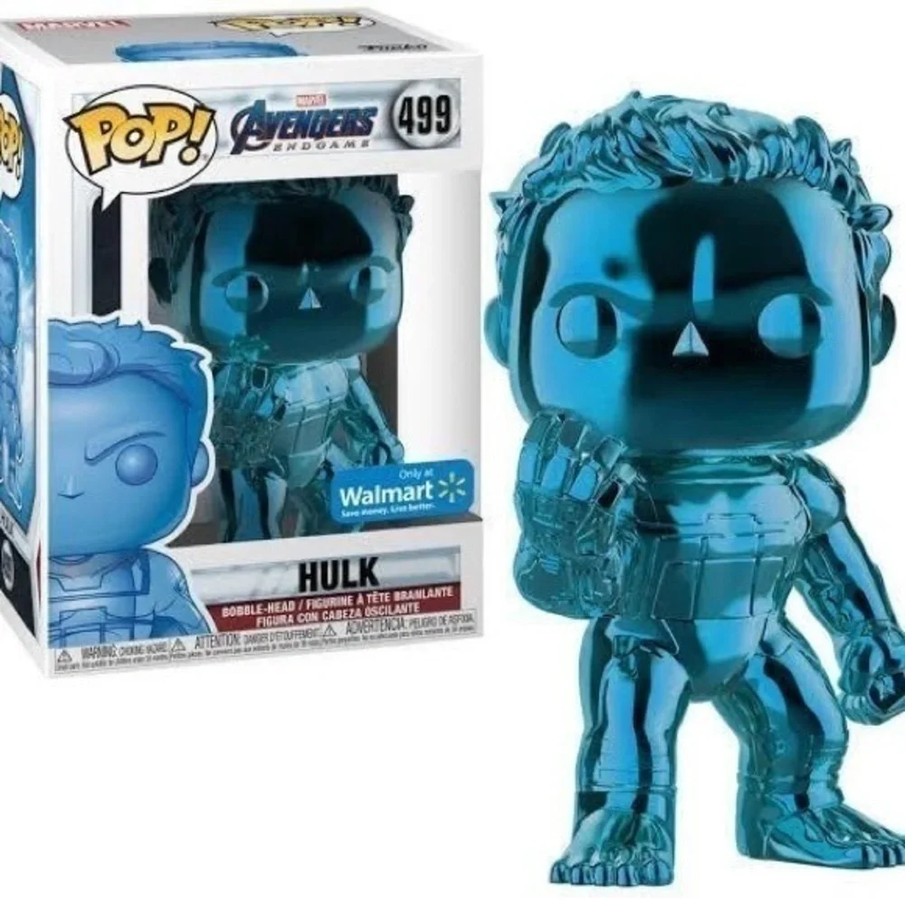 NWT Hulk #499 (Blue Chrome) Funko Pop! Marvel Avengers EndGame